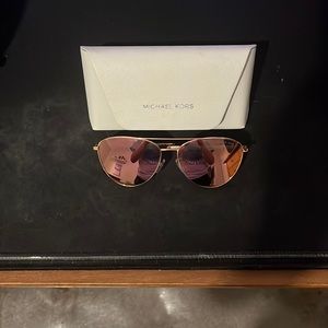 Rose Gold Michael Kors Aviators (Never Worn)